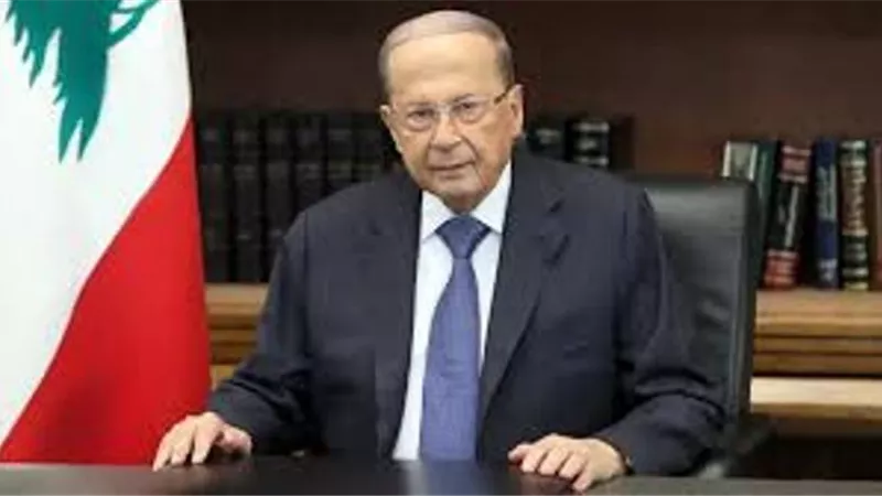 الرئيس اللبنانى يقبل استقالة الحكومة
