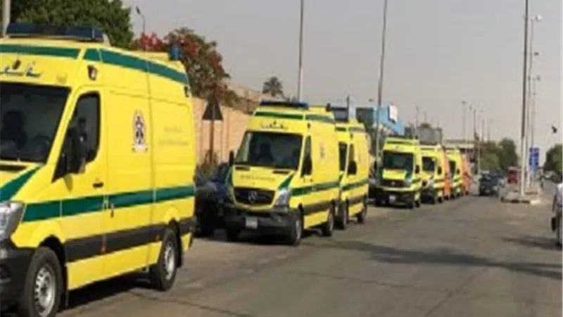 مصرع وإصابة ٨ فى انقلاب ميكروباس ببنى سويف.