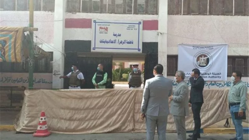 مسافات أمنة و كمامات مجانية في لجان الشيوخ 2020 بالإسماعيلية