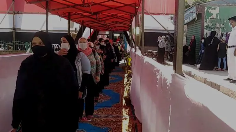 بالفيديو والصور .. المرأة تتصدر المشهد بانتخابات الشيوخ بلجنة إنصاف سراى الثانوية بنات