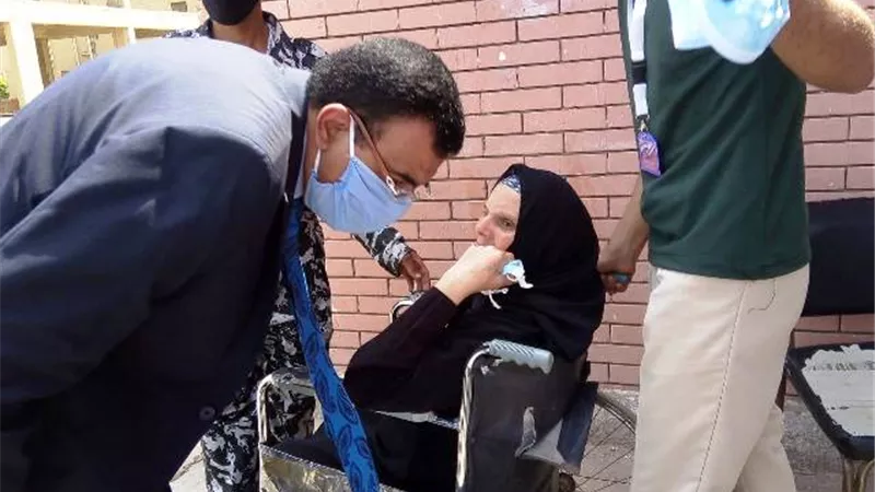 كبار السن وذوى الإحتياجات فى صدارة المشهد الإنتخابى فى مدينة بدر..الصور