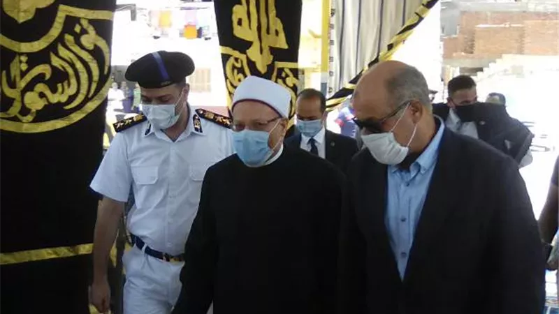 مفتى الجمهورية يدلى بصوته الانتخابي بمسقط رأسه في الدلنجات.صور