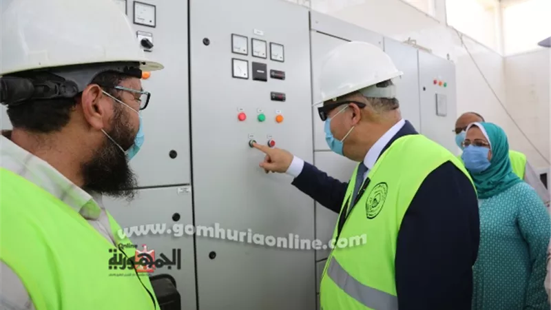 بدء التشغيل التجريبي لمشروع الصرف الصحي بنقادة