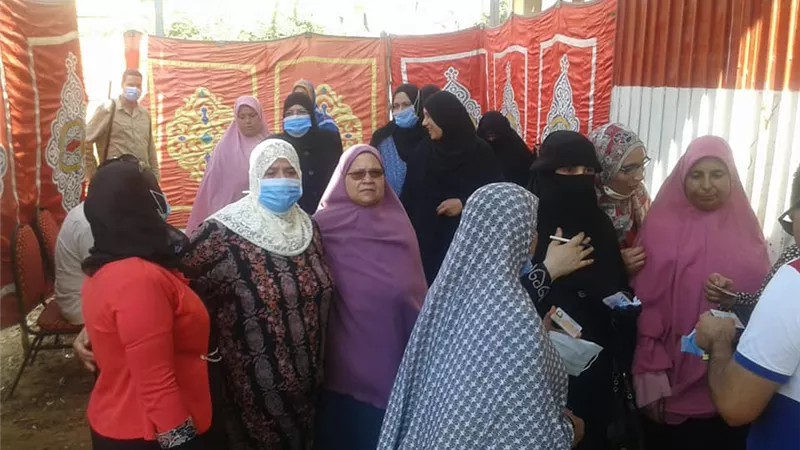 النساء الأكثر إقبالاً على التصويت فى إنتخابات مجلس الشيوخ بالمنوفية .. صـــــور