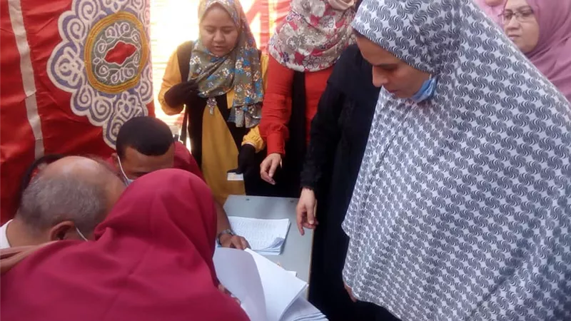 إنتظام فتح اللجان بالمنوفية خلال اليوم الثانى لإنتخابات مجلس الشيوخ