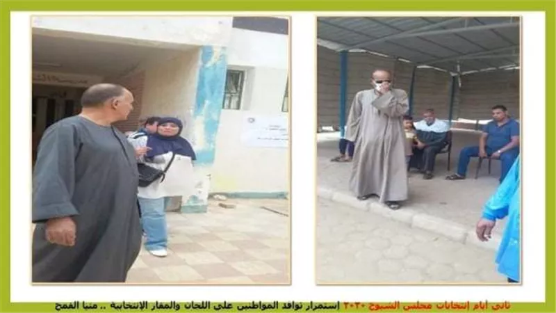 إستمرار توافد المواطنين للتصويت في الشيوخ 2020 بالشرقية .صور