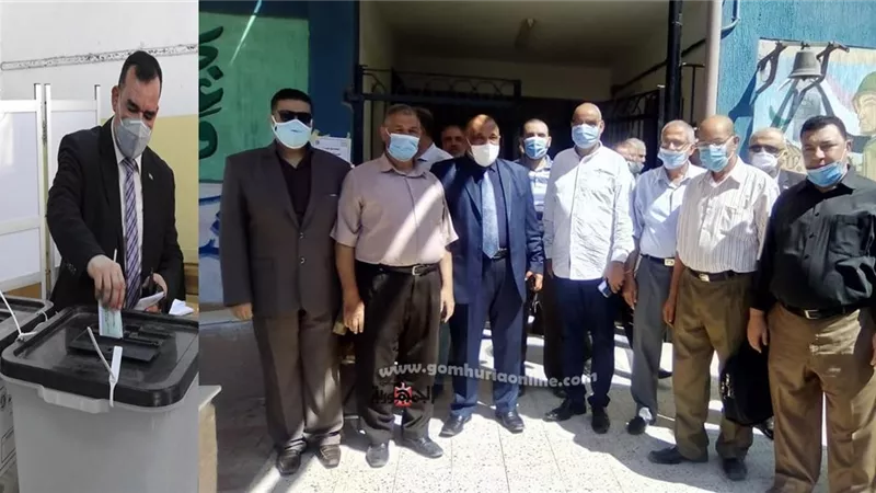 المعلمون فى مقدمة الصفوف .. والموظفون يتوافدون على لجان إنتخابات مجلس الشيوخ فى مشهد حضارى