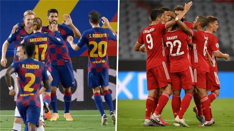 قائمة برشلونة التي ستواجه بايرن ميونيخ في دوري الأبطال
