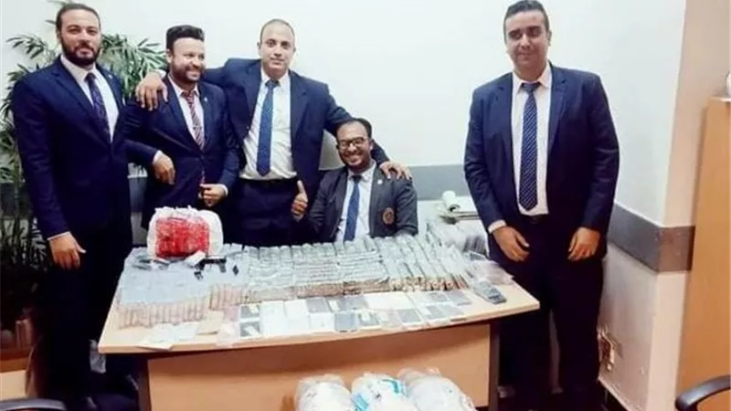 جمارك المطار تهبط محاولة شقيقين تهريب ٦ حقائب موبيلات حديثة وقطع غيار