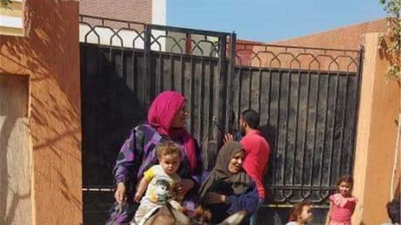 مسنه تدلي بصوتها في طوخ علي حمار : لازم انتخب ابن بلدي.صور