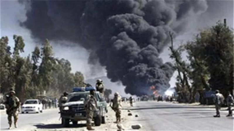 مصرع وإصابة 10 أشخاص في انفجار لغم بجنوب أفغانستان