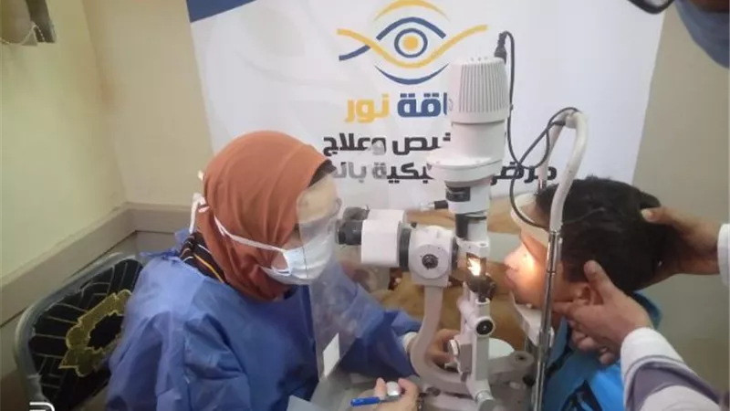 صناع الخير تطلق سلسلة قوافل طبية لإكتشاف وعلاج أمراض الشبكية في 3محافظات.صور