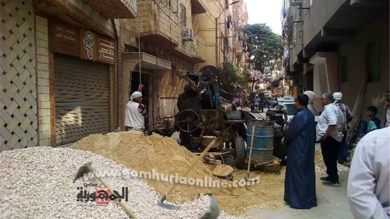 ايقاف اعمال بناء مخالف ببنى سويف