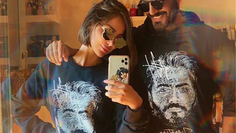 شاهد.. كيف احتفلت بسمة بوسيل بعيد ميلاد زوجها تامر حسني