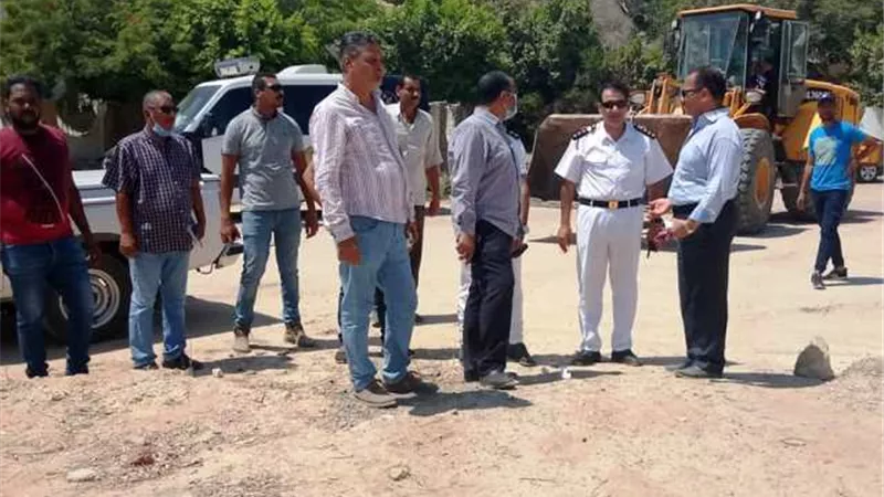 ازالة تعديات لعدد٢٣ حالة تعديات بنطاق حي عتاقة بالسويس