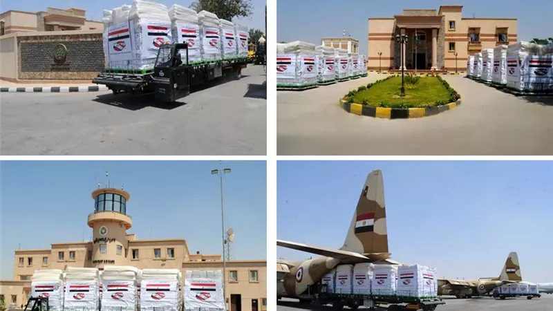 مصر تواصل تكثيف الجسر الجوى لإرسال المساعدات العاجلة للجمهورية اللبنانية