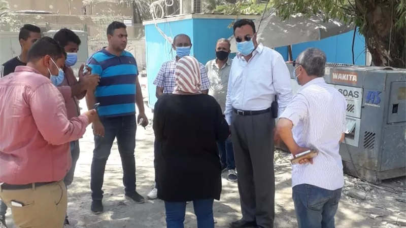 حملات مكثفة لرفع الاشغالات على محور ترعة الزمر لتسهيل الحركة المرورية