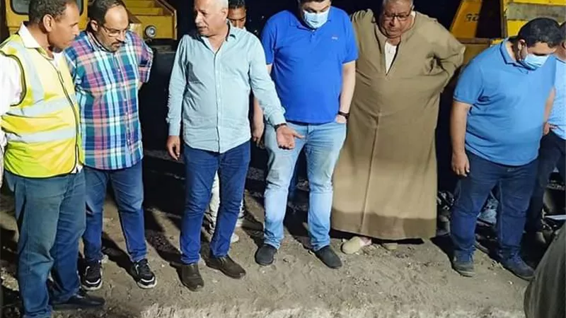 مياه البحيرة تنتهي من ربط خط المياه الجديد بدمنهور على الشبكة الرئيسية.