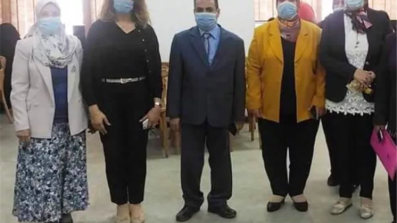 لأول مرة بتمريض حلوان اختبارات الكترونية للفرق النهائية.. بالصور