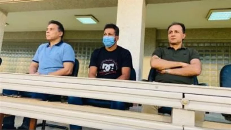 جهاز الفراعنة يتابع مباراة المقاصة والجونة