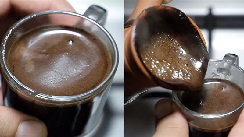 القهوة المظبوطة بوش سميك بنفس طعم قهوة الكافيهات بالفيديو