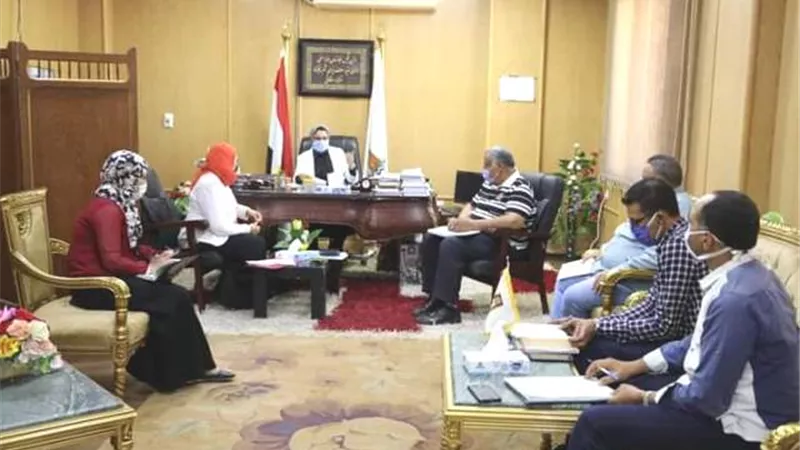 بدء المرحلة الثانية لمبادرة حياه كريمة فى 5 قري بالوادى الجديد.صور