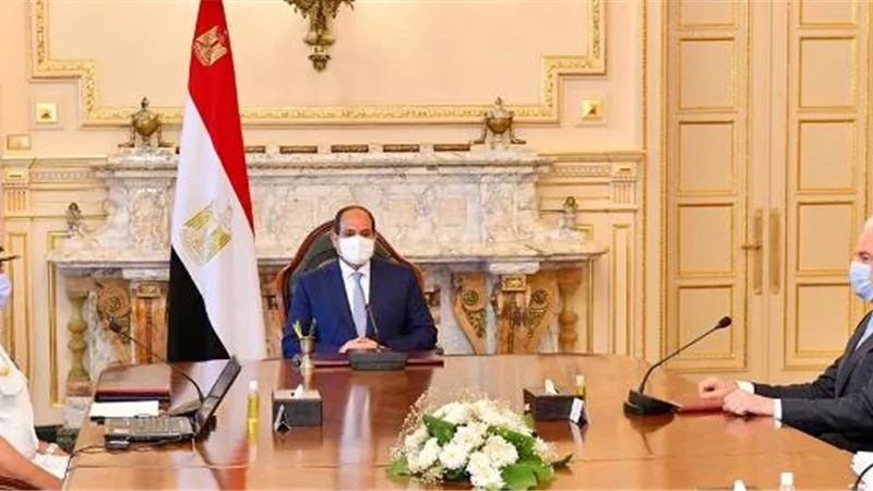 الرئيس السيسي يستقبل رئيس مجلس إدارة شركة لورسن الالمانية لصناعة السفن والفرقاطات
