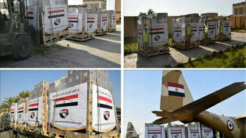 بتوجيهات من الرئيس السيسى.. مصر تواصل إرسال المساعدات العاجلة لمتضررى السيول من الشعب السودانى الشقيق