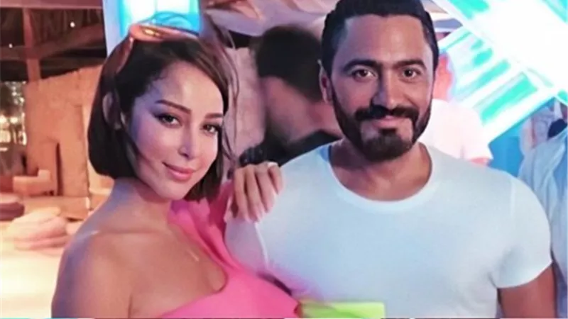 تعرف على هدية زوجة تامر حسنى فى عيد ميلاده.. فيديو