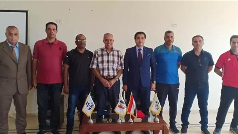 رئيس ااإتحاد المصري للميني فوتبول يطلق الملتقي التحكيمي الأول للعبة
