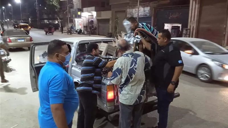 استمرار ضبط الكافيهات والمقاهى المخالفة فى حملات تفتيشية مفاجئة بمركز ههيا