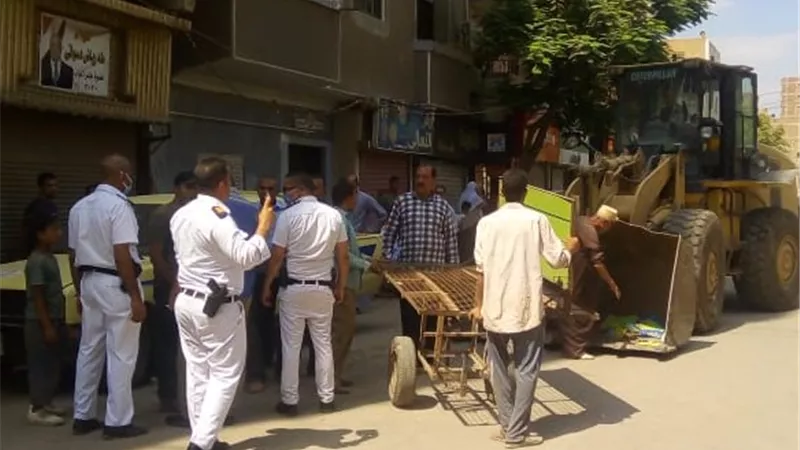 18 محضر ورفع إشغالات في حملة بالواسطى