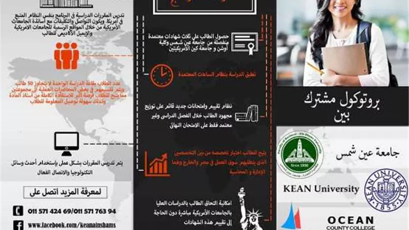 تخرج اول دفعة من برنامج الشراكة بين تجارة عين شمس وجامعة كين الأمريكية