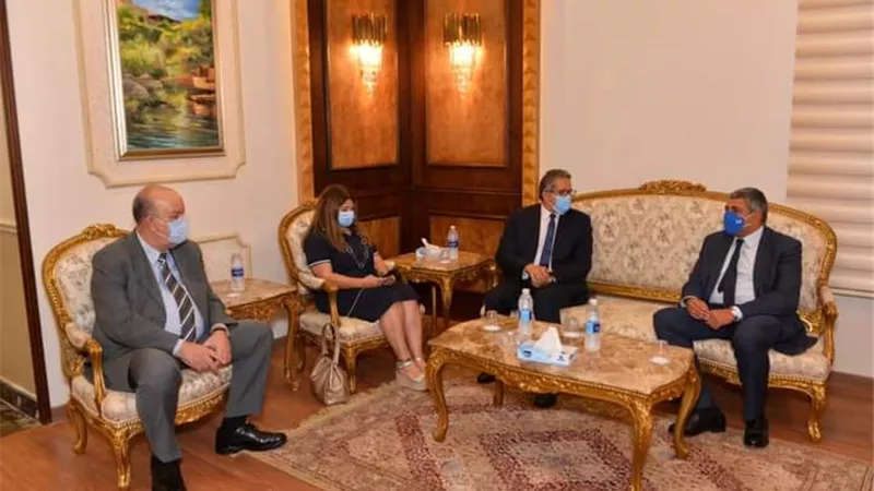 وصول أمين عام منظمة السياحة العالمية ووزير السياحة والاثار لمطار الغردقة الدولى فى الساعات الأولى اليوم