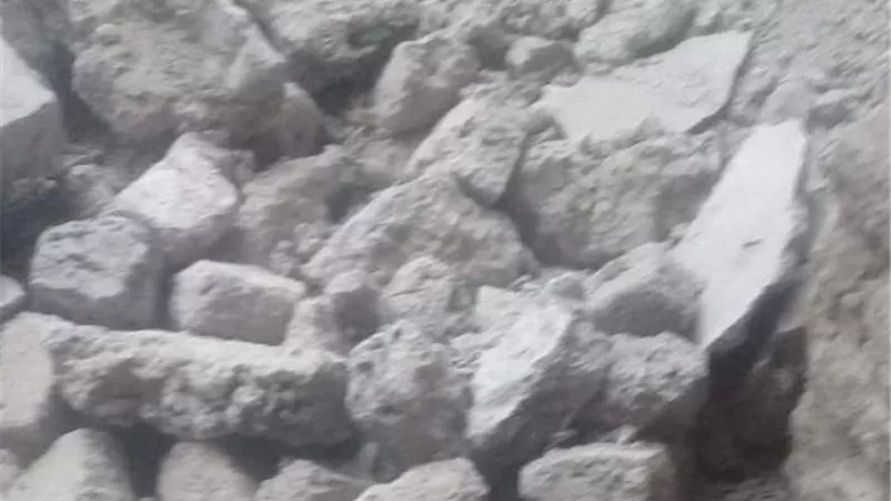 انهيار جزئى لمنزل من طابقين بدمنهور...صور