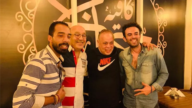 نجوم الفن في حفل إفتتاح كافيه حجاج عبد العظيم .. صور