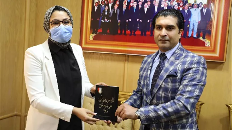تدشين منطقة الوادي الجديد تحت رعاية اللواء محمد الزملوط وأحمد سمير رئيس اتحاد الميني فوتبول