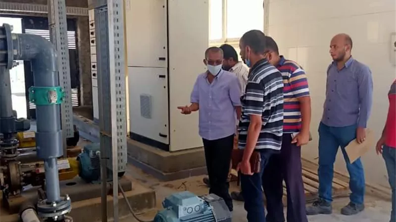 رئيس شركة مياه البحر الأحمر يتفقد محطات تحلية الشلاتين ومرسي علم