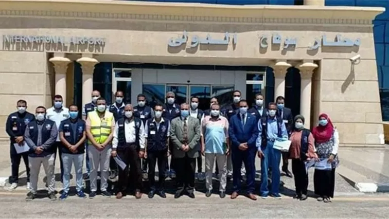 تكريم الطاقم الطبي بمطار سوهاج الدولي
