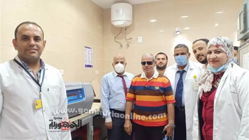 دعم مستشفي فاقوس بجهاز فصل بلازما الدم بتكلفة ٣٤٥ ألف جنيه
