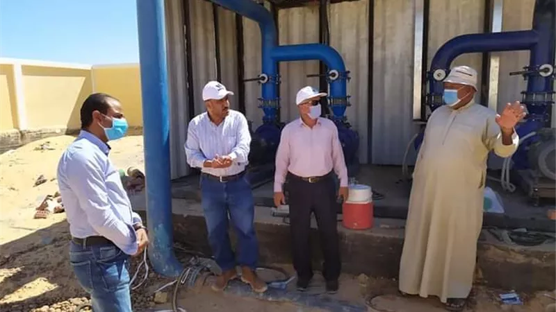 بدء التشغيل التجريبى لمحطتى مياه شرب بالوادى الجديد