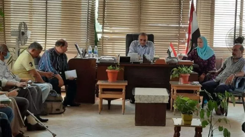 زراعة الإسماعيلية تستعرض خطة التحول للري الحديث .صور