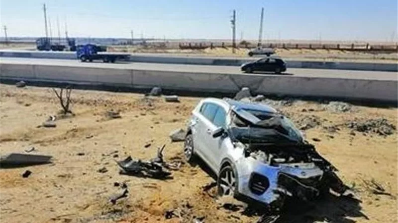 مصرع وإصابة ٦ أشخاص في انقلاب سيارة ملاكي بصحراوي البحيرة