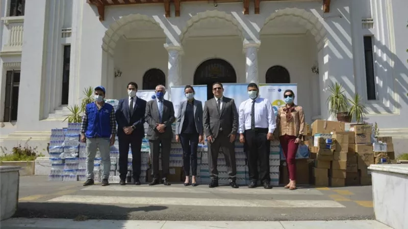الجيزة تستقبل 38 ألف عبوه مستلزمات طبية من المنظمة الدولية للهجرة