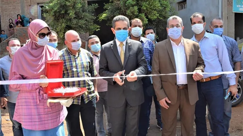 الغربية.. رحمى يفتتح محطات الصرف الصحي بقري دلبشان وكفور شماخ و القصار وحشاد