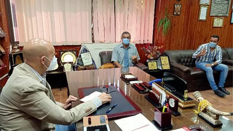 مسعود يناقش الخطة الزمنية للمشروعات الصحية بالشرقية