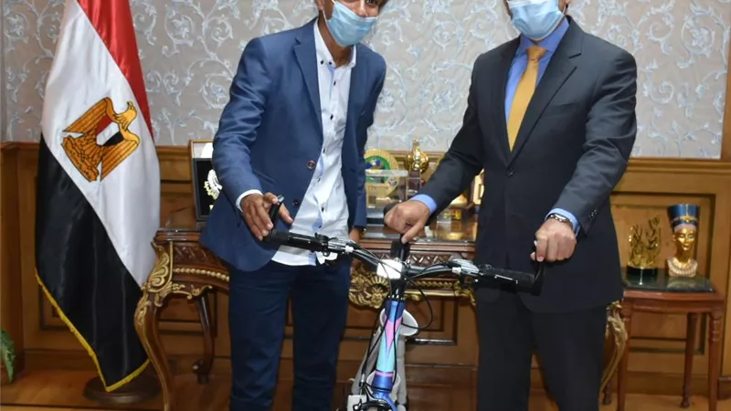 وزير الرياضة : ابراهيم عبدالناصر نموذج نفتخر به وندعمه