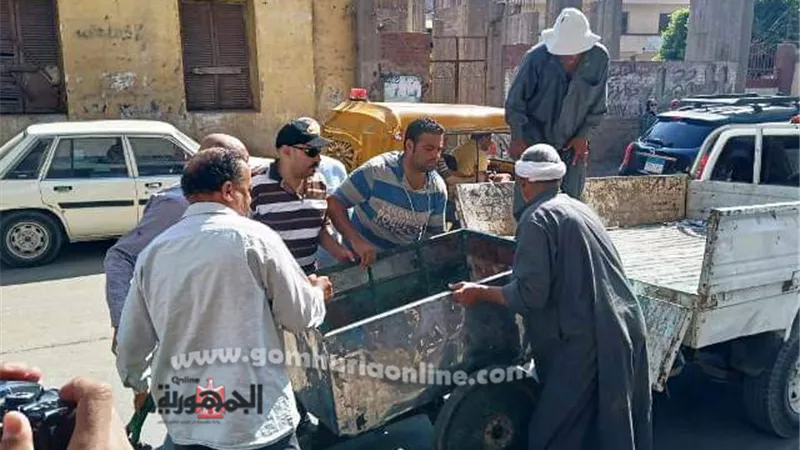 حملات مكبرة لفض الأفراح الشعبية ورفع الإشغالات والإعلانات المخالفة من شوارع الزقازيق وأبوكبير