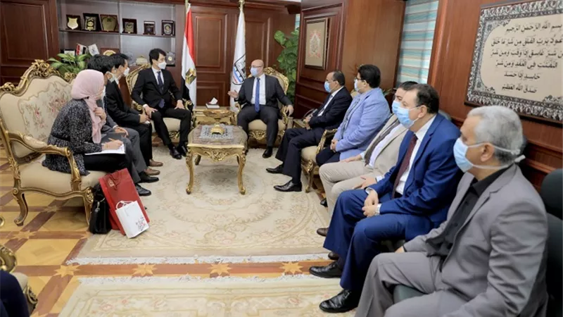 بحث تعظيم سبل التعاون بين كوريا وبنى سويف