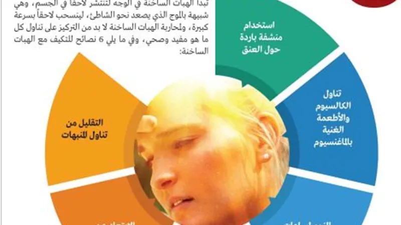 بالانفوجراف ..اضرار الهبات الساخنة وكيفية تفاديها